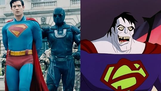 (Left) Ultraman in Superman (Right) Bizarro in Superman: The Animated Series.