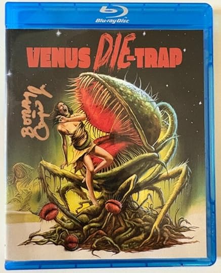 Blu-ray of Venus Die-Trap. In gold ink it is signed 