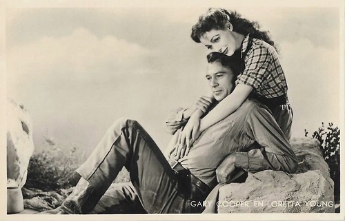 Gary Cooper and Loretta Young in Along Came Jones (1945)