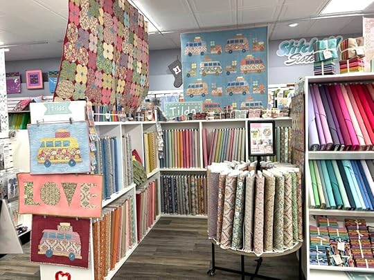 Tilda Wallflower Trunk Show at The Nancy Zieman Sewing Studio and Quilt Shop in Downtown Beaver Dam WI