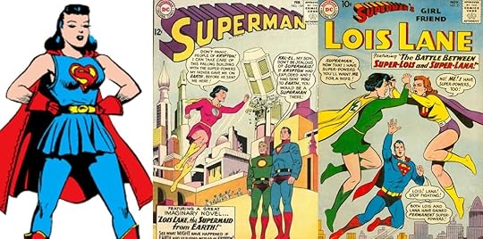 Early Golden Age and Silver Age concept of Lois Lane as Superwoman.