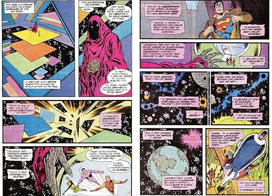 The Time Trapper explains how he created the Pocket Universe in the pages of Action Comics.