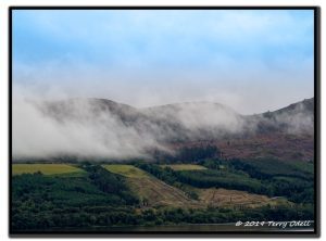 mist over the banks of Loch Ness 
