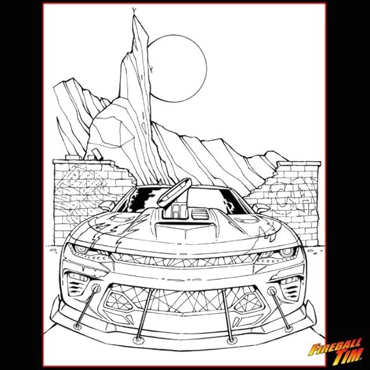 Automotive Pop Culture Movie and TV Car Art by Fireball Tim Garage