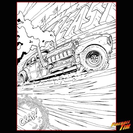 Automotive Pop Culture Movie and TV Car Art by Fireball Tim Garage
