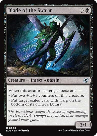 Blade of the Swarm_magic the gathering age of eternities exclusive card reveal