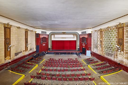 The Glove Theatre auditorium from the balcony.