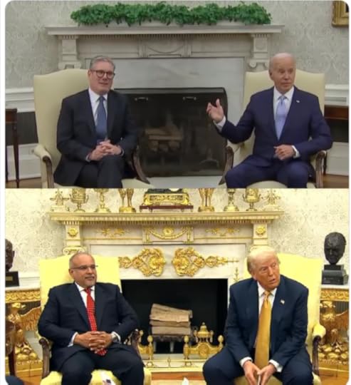 Oval office before and after