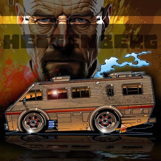 METH RV Automotive Pop Culture Movie and TV Car Art by Fireball Tim Garage
