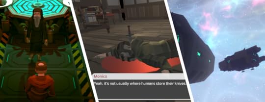 Header image of three prototype videogames