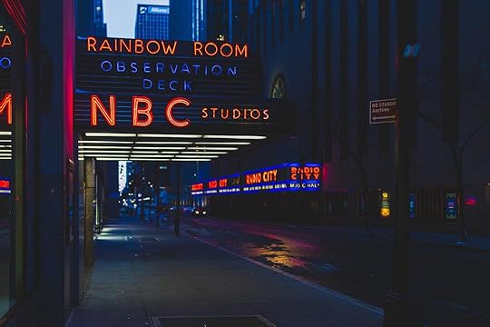 UNKs coffee building during night time