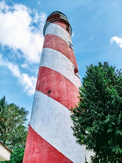 Sun-soaked Thangassery Lighthouse