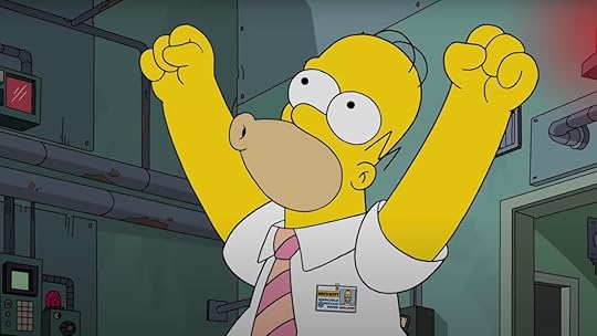 Homer yells wahoo while at work