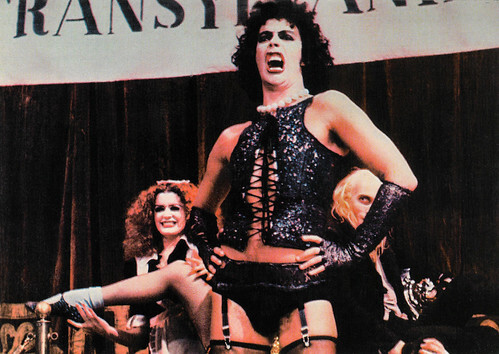 Tim Curry, Patricia Quinn and Richard O'Brien in The Rocky Horror Picture Show (1975)