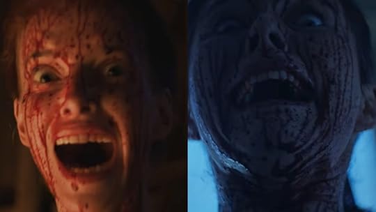 image from keeper trailer of women with bloody faces screaming