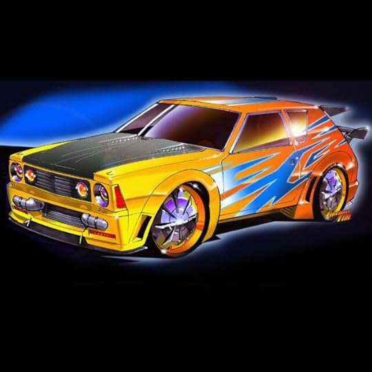 Automotive Pop Culture Movie and TV Car Art by Fireball Tim Garage