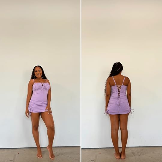 try-on crew irie popflex sunshine swim dress size large