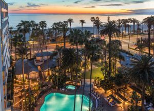Fairmont Santa monica rooftop view