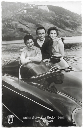 Anita Gutwell, Rudolf Lenz and Liesl Terval in Liebe, Schnee und Sonnenschein (1956)