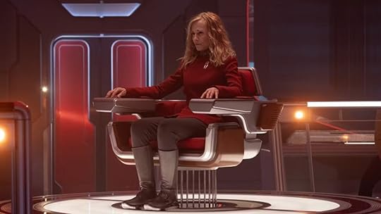 Holly Hunter as Nahla Ake, the Chancellor of Starfleet Academy and Captain of the U.S.S. Athena.