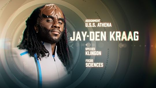 Star Trek: Starfleet Academy profile for cadet Jay-Den Krang.