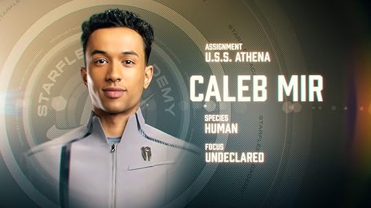 Star Trek: Starfleet Academy profile for cadet Caleb Mir,