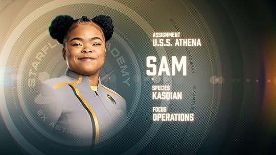 Star Trek: Starfleet Academy profile for cadet Sam.