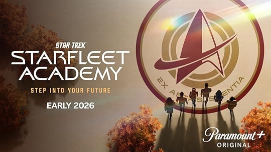 The logo and key art for Star Trek: Starfleet Academy.