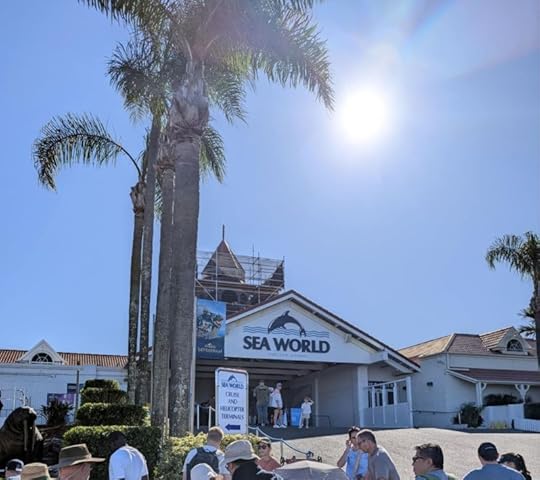 We also went to Sea World. Abigail loved the Paw Patrol show!