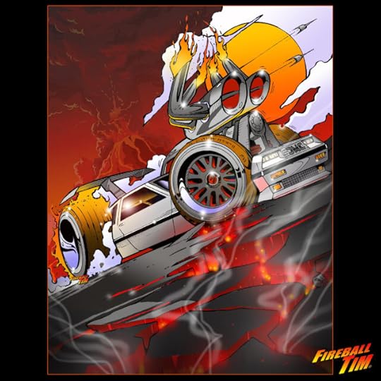 Automotive Pop Culture Movie and TV Car Art by Fireball Tim Garage