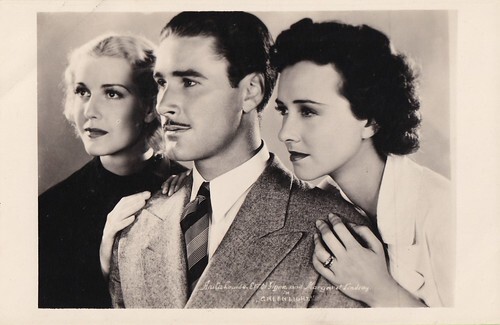Anita Louise, Errol Flynn and Margaret Lindsay in Green Light (1937)