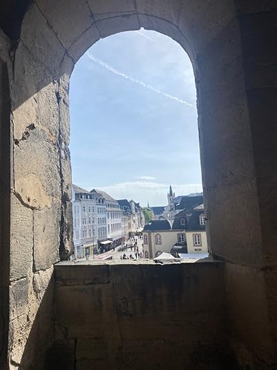 Window in the Porta Nigra overlooking Trier