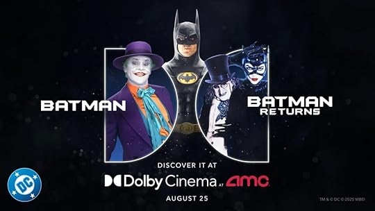 Key art for the Dolby Digital re-release of Batman 1989 and Batman Returns.