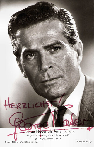 George Nader as Jerry Cotton in Die Rechnung - eiskalt serviert (1966)