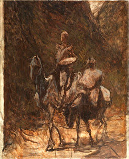 Honoré Victorin Daumier, Don Quixote and Sancho Panza, c. 1868-72, The Courtauld, London (Samuel Courtauld Trust). Image courtesy of the Courtauld.