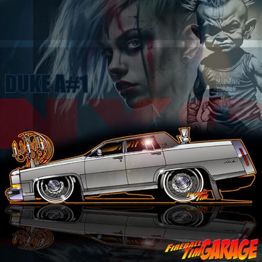 Escape from New York Automotive Pop Culture Movie and TV Car Art by Fireball Tim Garage