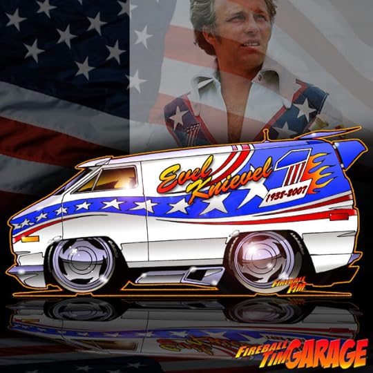 Automotive Pop Culture Movie and TV Car Art by Fireball Tim Garage