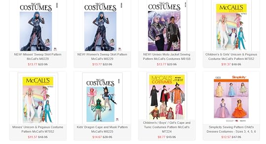McCall's Costume Patterns Available at ShopNZP.com 