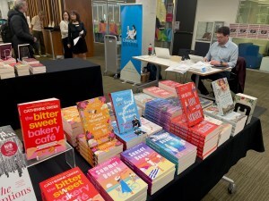 Feel-good fiction author Amber Jakeman's Escape to the Coast series at the Willoughby Literary Festival bookshop.