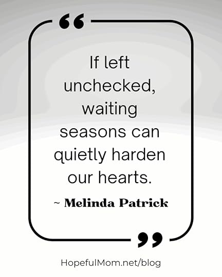 Melinda Patrick season of waiting quote
