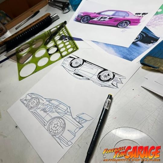 Automotive Pop Culture Movie and TV Car Art by Fireball Tim Garage