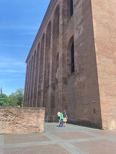 Outside wall of the Basilica