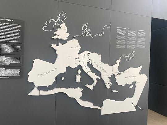 Map of the Roman Empire's land