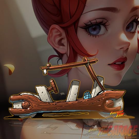 Flintstones Automotive Pop Culture Movie and TV Car Art by Fireball Tim Garage