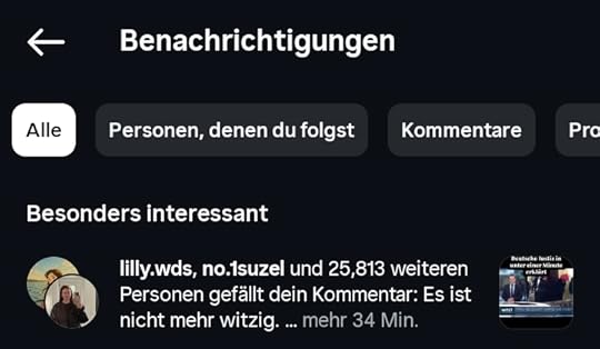 25813 Likes für einen kurzen Kommentar auf Instagram