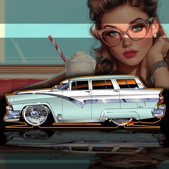 Automotive Pop Culture Movie and TV Car Art by Fireball Tim Garage