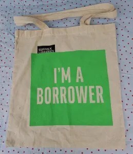 tote bag printed with the logo 