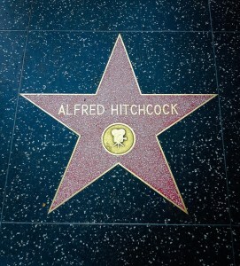 Alfred Hitchcock's star on the Hollywood Walk of Fame