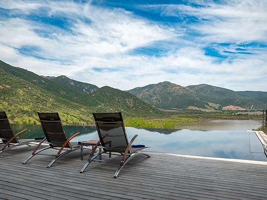 pool at vik chile hotel and winery