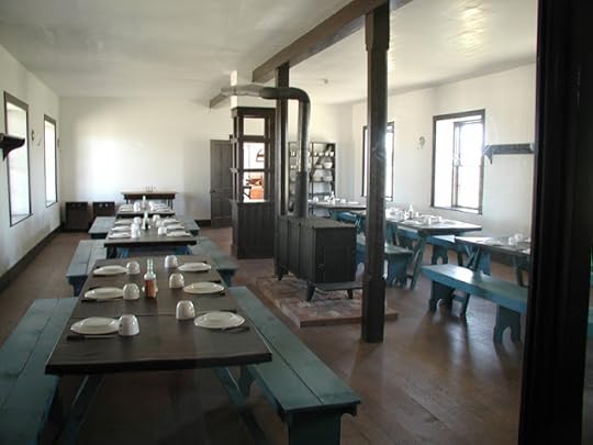 Fort Laramie cavalry barracks mess hall